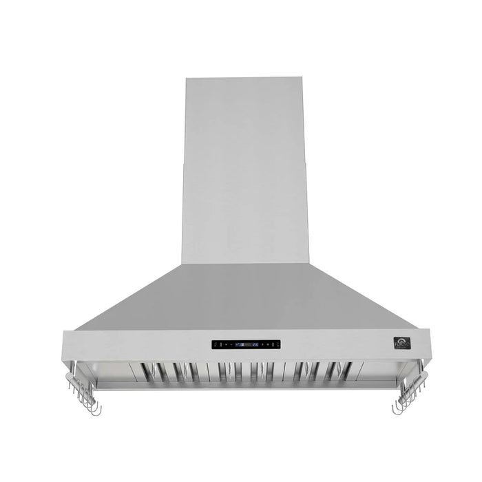 Forno Venezia 36 Inch Wall-Mounted Range Hood with Touch Controls and Baffle Filters