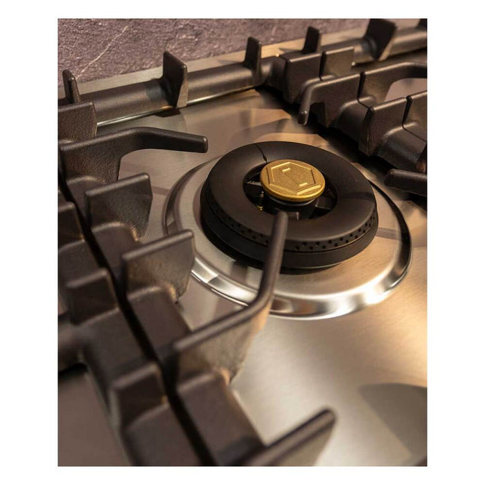 ILVE UHCPT75N Nostalgie II 30 inch Built-In Gas Cooktop with 5 Burners, in Stainless Steel