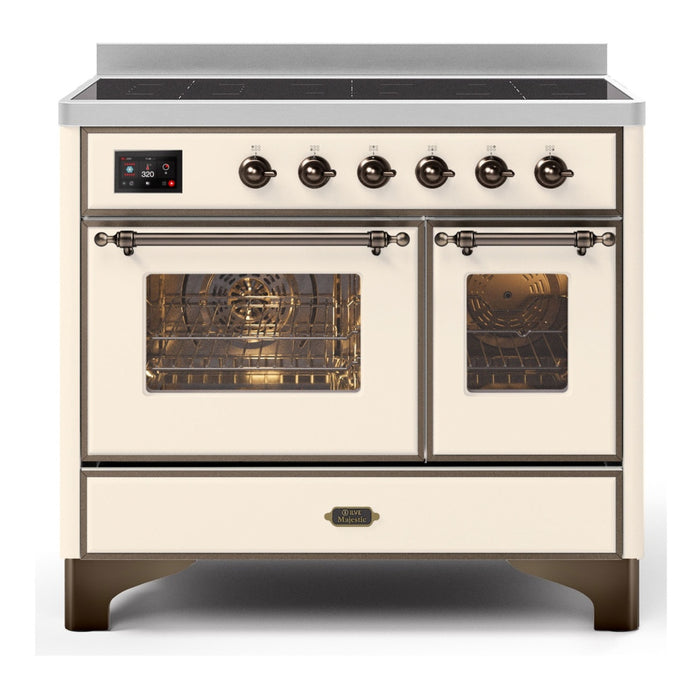 ILVE 40 Inch Majestic II Series Freestanding Electric Double Oven Range