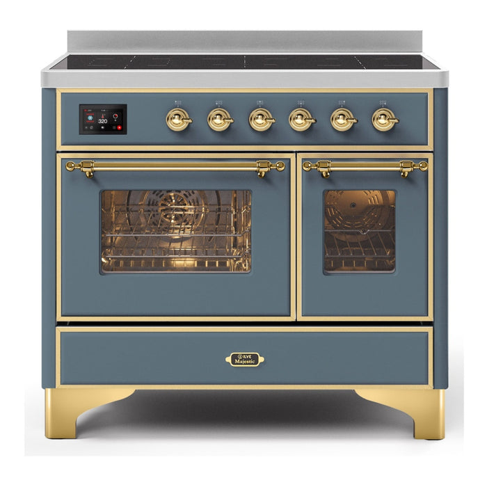 ILVE 40 Inch Majestic II Series Freestanding Electric Double Oven Range