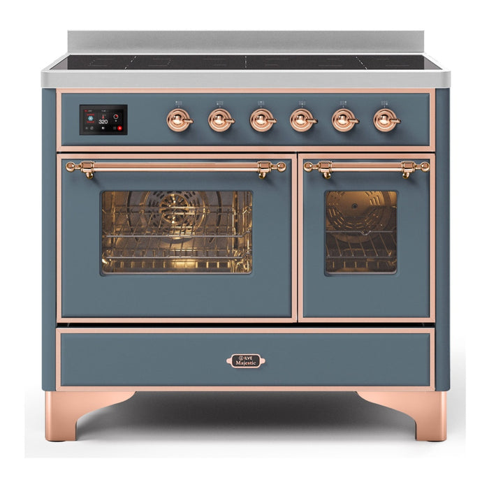 ILVE 40 Inch Majestic II Series Freestanding Electric Double Oven Range