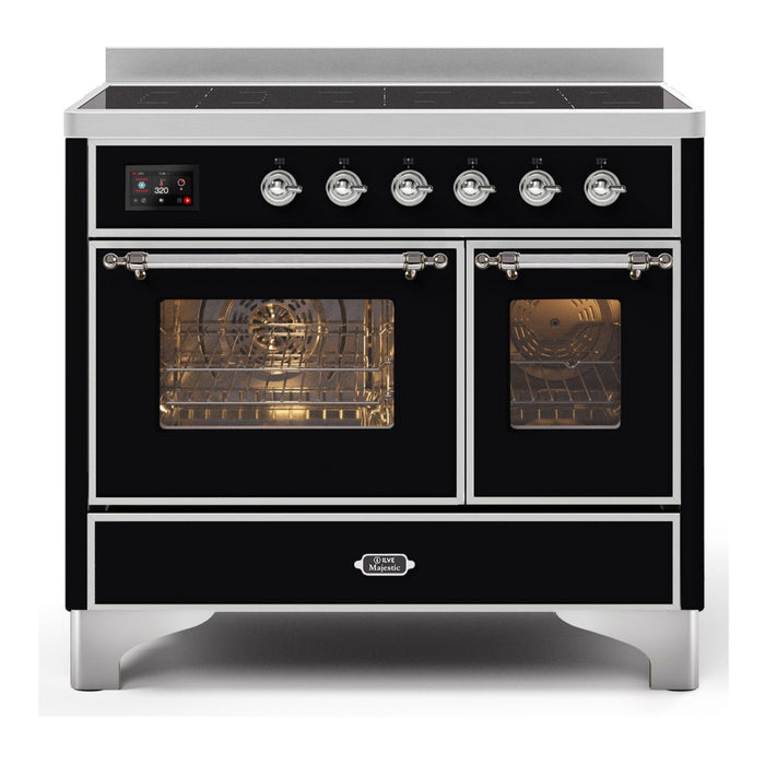 ILVE 40 Inch Majestic II Series Freestanding Electric Double Oven Range