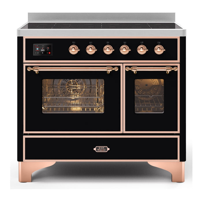 ILVE 40 Inch Majestic II Series Freestanding Electric Double Oven Range