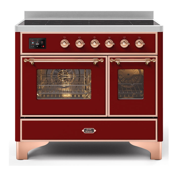 ILVE 40 Inch Majestic II Series Freestanding Electric Double Oven Range
