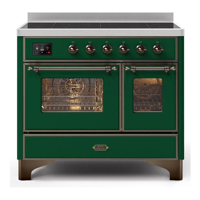 ILVE 40 Inch Majestic II Series Freestanding Electric Double Oven Range
