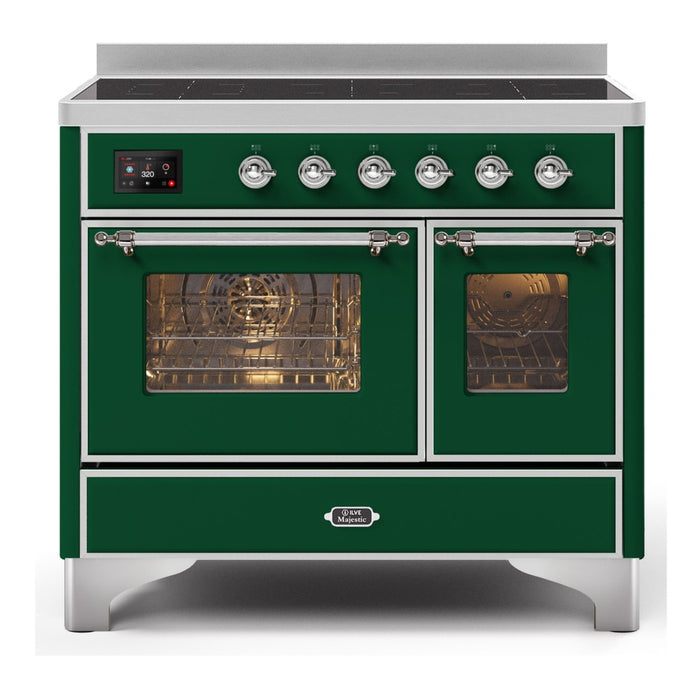 ILVE 40 Inch Majestic II Series Freestanding Electric Double Oven Range