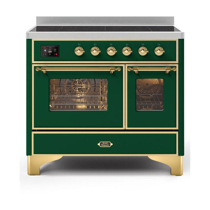ILVE 40 Inch Majestic II Series Freestanding Electric Double Oven Range