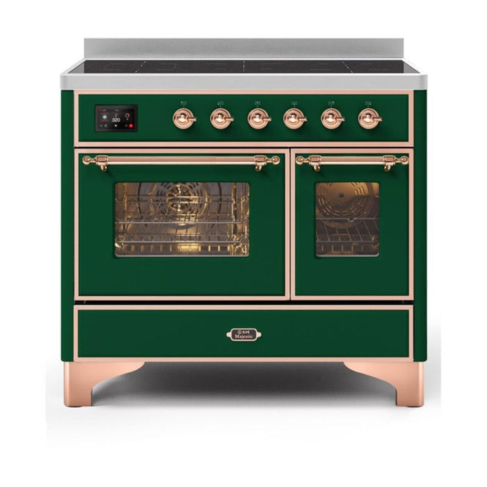 ILVE 40 Inch Majestic II Series Freestanding Electric Double Oven Range