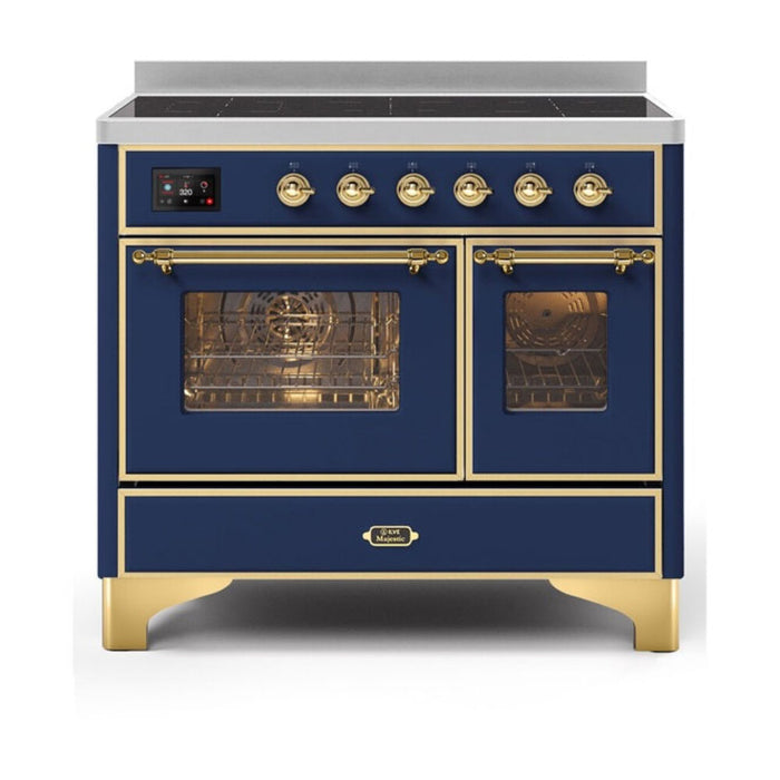 ILVE 40 Inch Majestic II Series Freestanding Electric Double Oven Range