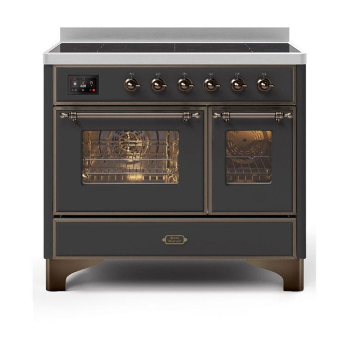 ILVE 40 Inch Majestic II Series Freestanding Electric Double Oven Range