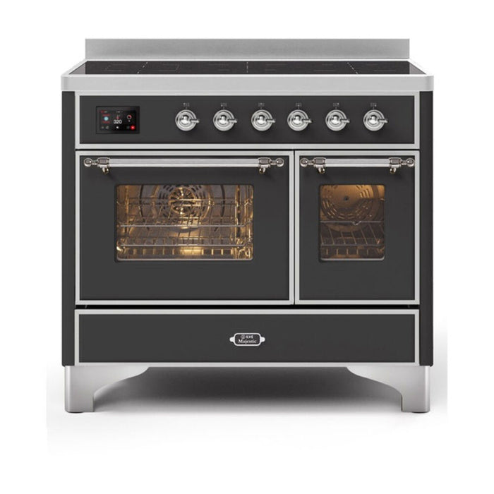 ILVE 40 Inch Majestic II Series Freestanding Electric Double Oven Range