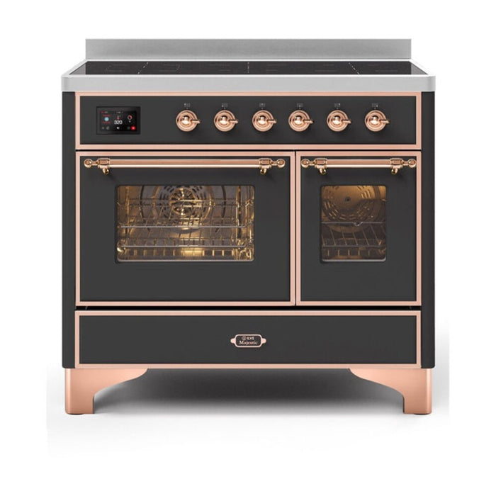 ILVE 40 Inch Majestic II Series Freestanding Electric Double Oven Range