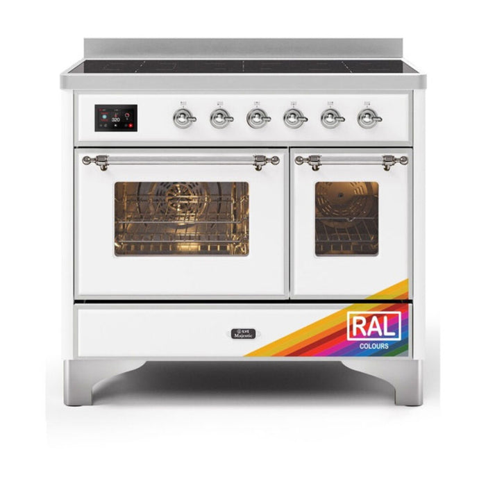 ILVE 40 Inch Majestic II Series Freestanding Electric Double Oven Range