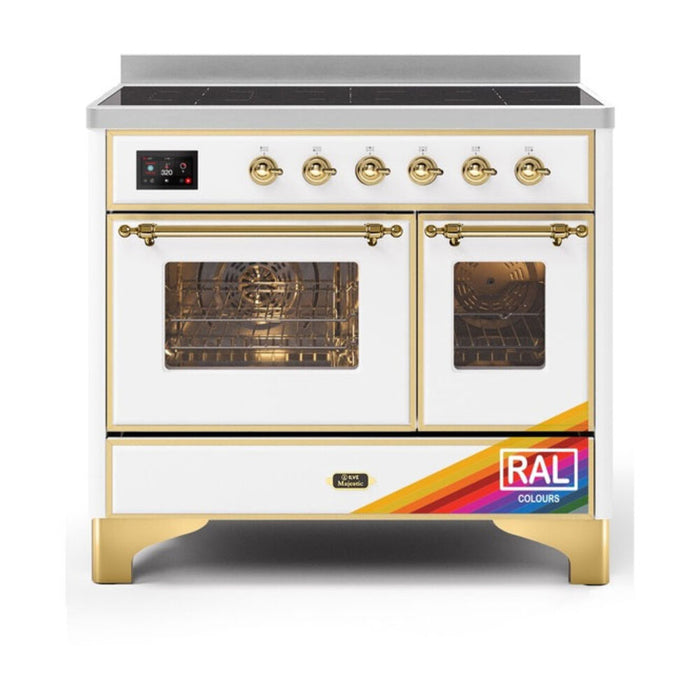 ILVE 40 Inch Majestic II Series Freestanding Electric Double Oven Range