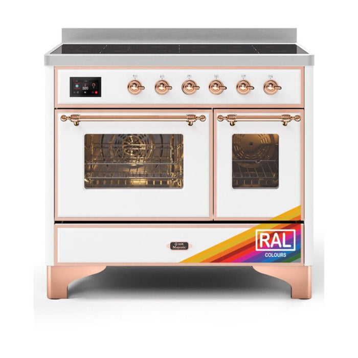 ILVE 40 Inch Majestic II Series Freestanding Electric Double Oven Range