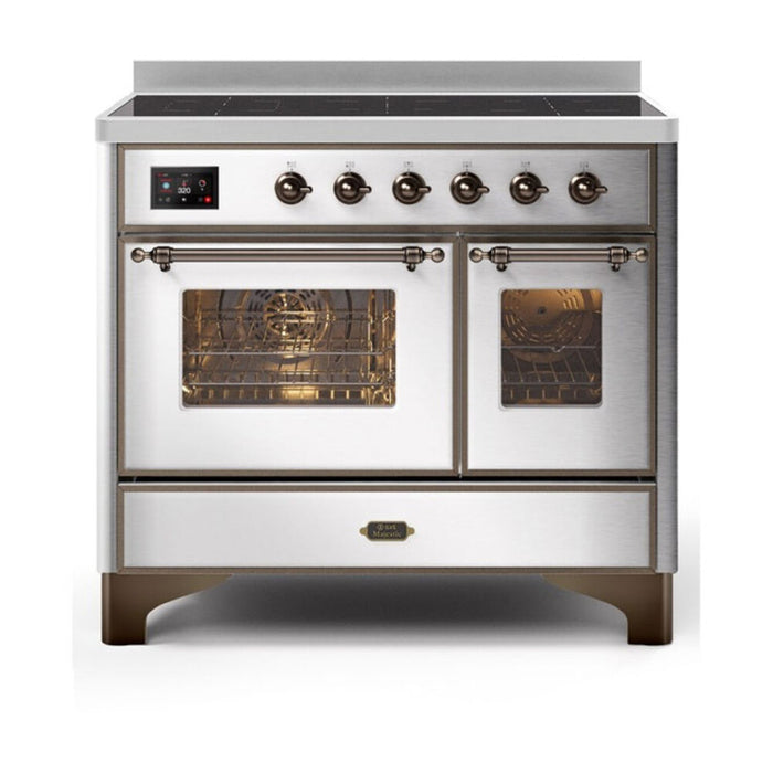 ILVE 40 Inch Majestic II Series Freestanding Electric Double Oven Range
