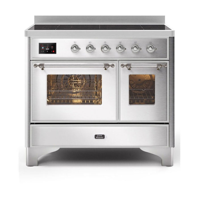 ILVE 40 Inch Majestic II Series Freestanding Electric Double Oven Range