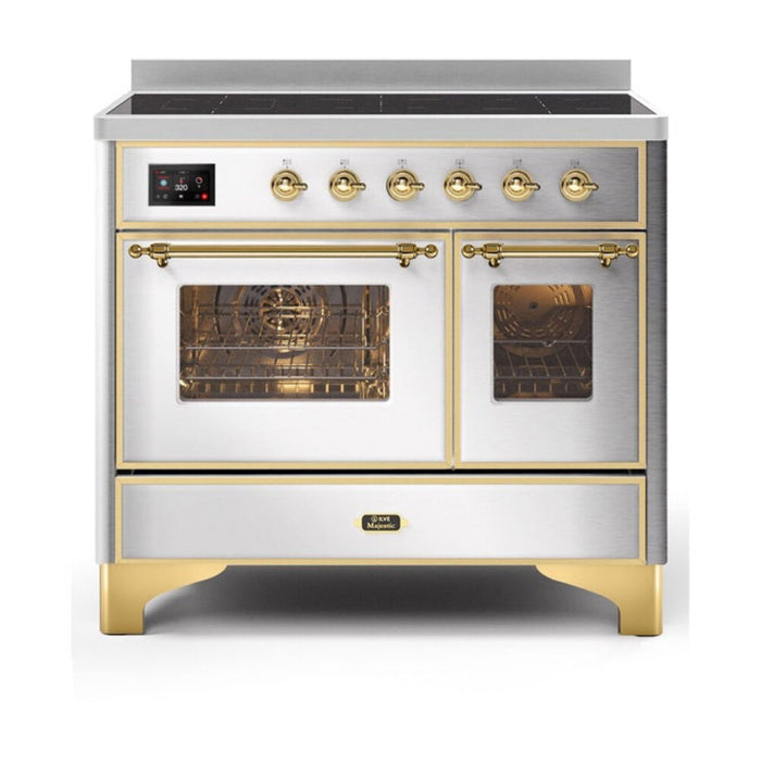 ILVE 40 Inch Majestic II Series Freestanding Electric Double Oven Range