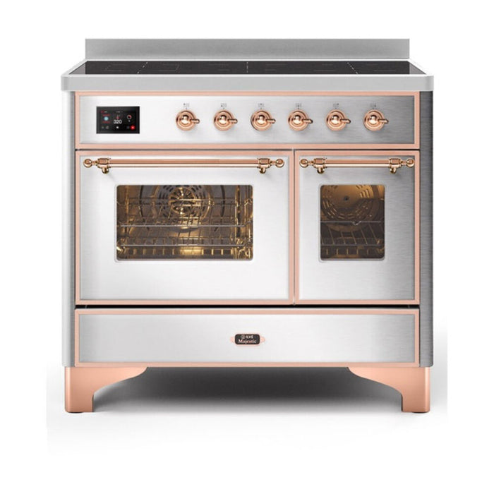 ILVE 40 Inch Majestic II Series Freestanding Electric Double Oven Range