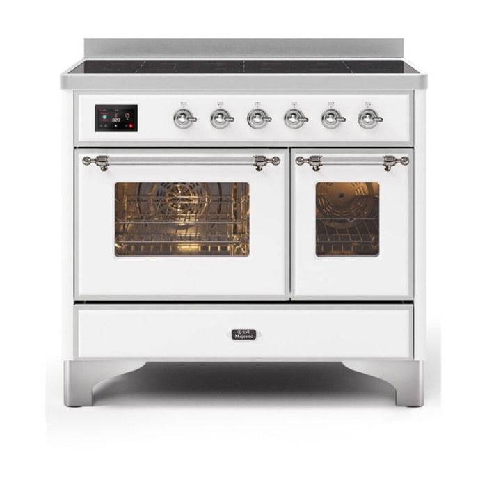 ILVE 40 Inch Majestic II Series Freestanding Electric Double Oven Range