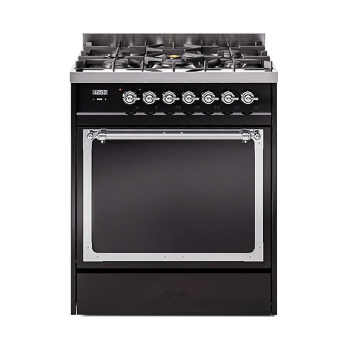 ILVE Nostalgie II Noblesse 30″ Dual Fuel Range Solid Door - UN30QNMP