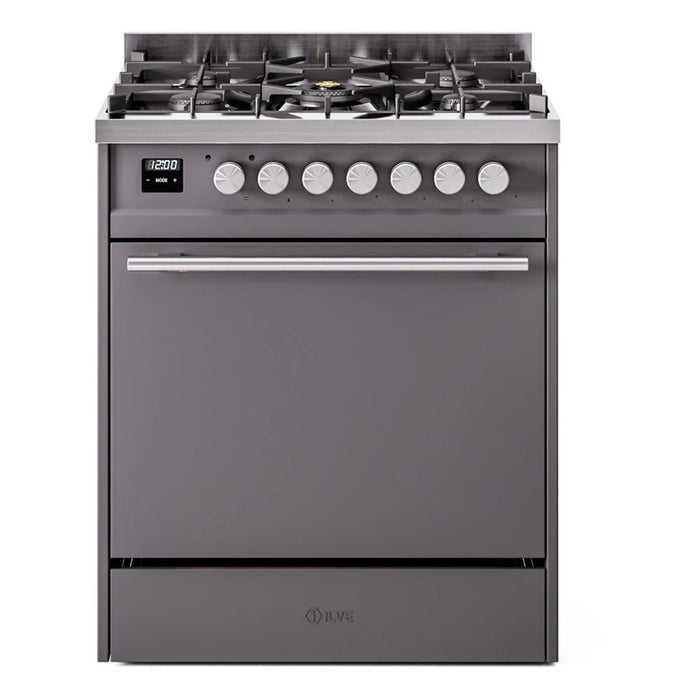 LVE Professional Plus II 30″ Dual Fuel Range with Solid Door - UP30QMP