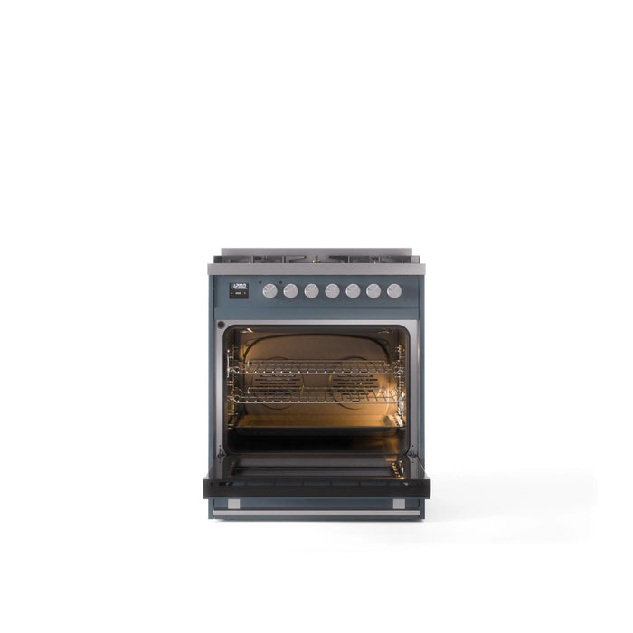 ILVE Professional Plus II 30-Inch Freestanding Dual Fuel Range with 5 Sealed Burner - UP30WMP