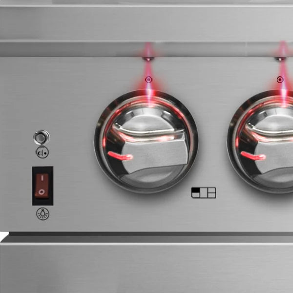 Forno Massimo 36-Inch Freestanding Dual Fuel Range, 6 Burners, Convection Oven