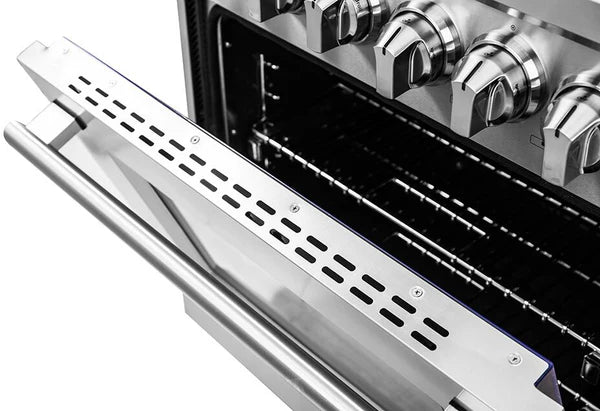 Forno Massimo 36-Inch Freestanding Dual Fuel Range, 6 Burners, Convection Oven