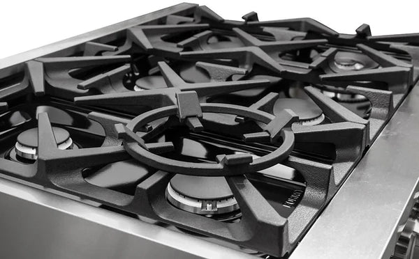 Forno Massimo 36-Inch Freestanding Dual Fuel Range, 6 Burners, Convection Oven