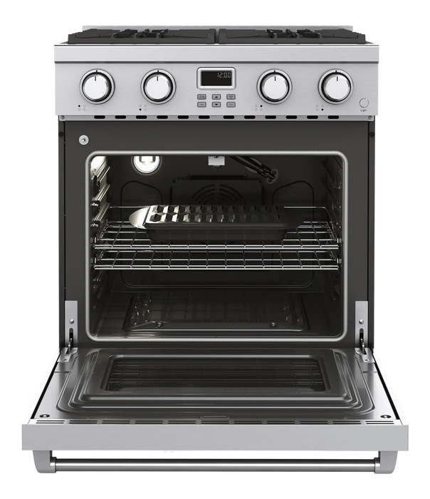Thor Kitchen 30-Inch Gas Range with 4.8 cu. ft. Convection Oven in Stainless Steel (ARG30)