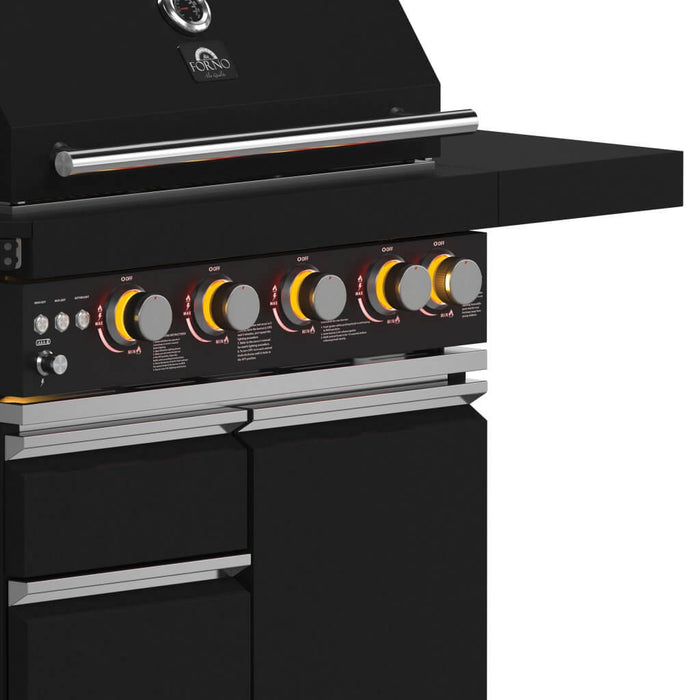 All'Aperto 62,600 BTU BBQ & Sink Module with Black Countertops, Bar & Beverage Center