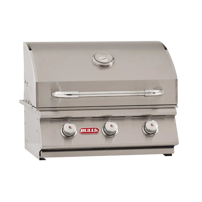 Bull Grills 24-Inch Steer 3-Burner Stainless Steel Built-In Gas Grill (69008/9)