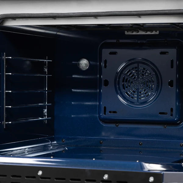 Forno Massimo 48-Inch Freestanding Dual Fuel Range, 8 Burners, Double Convection Ovens