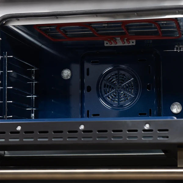 Forno Massimo 48-Inch Freestanding Dual Fuel Range, 8 Burners, Double Convection Ovens