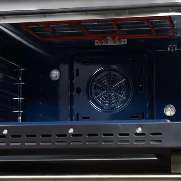 Forno Massimo 48-Inch Freestanding Dual Fuel Range, 8 Burners, Double Convection Ovens