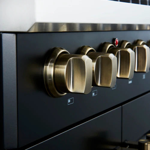 Forno Galiano 30-inch French Door Dual Fuel Range All Stainless Steel, 5 Sealed Burners 68,000 BTU, 4.32 cu.ft. True Convection Oven