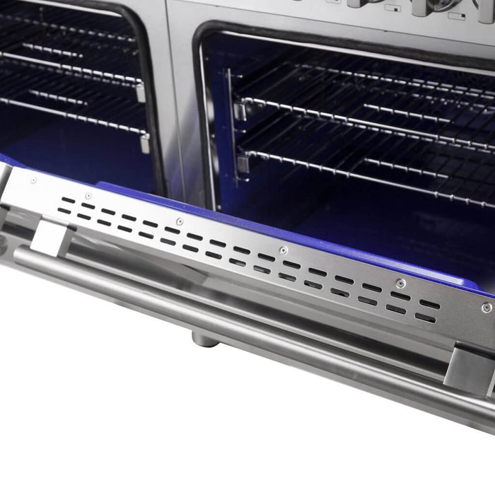 Forno Massimo 60-Inch Freestanding Dual Fuel Range, 10 Burners, Double Convection Ovens