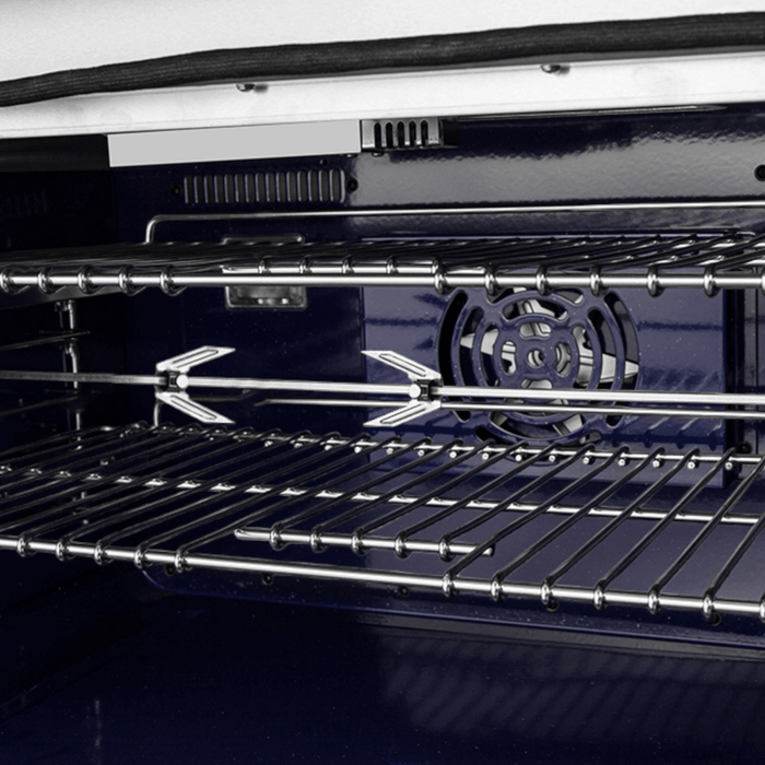 Forno Capriasca 48-Inch Freestanding Dual Fuel Range, 8 Burners, True Convection Oven