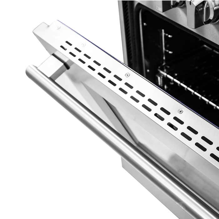 Forno Massimo 36-Inch Freestanding Gas Range, 6 Sealed Burners, Convection Oven, Energy Efficient