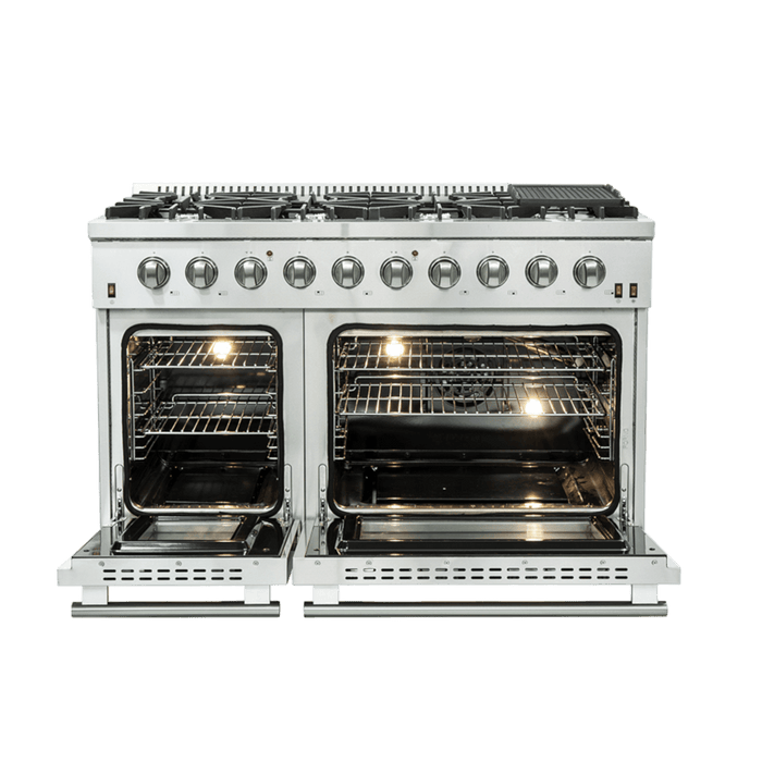 Galiano - 48" Freestanding Gas Range with Blue Door