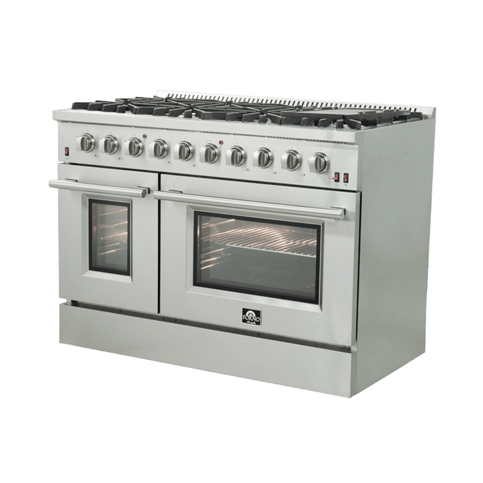 Galiano - 48" Freestanding Gas Range with Blue Door