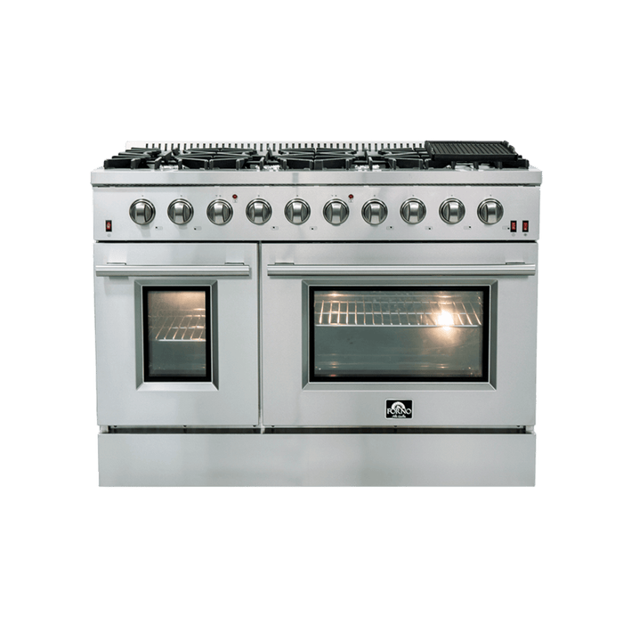 Galiano - 48" Freestanding Gas Range with Blue Door