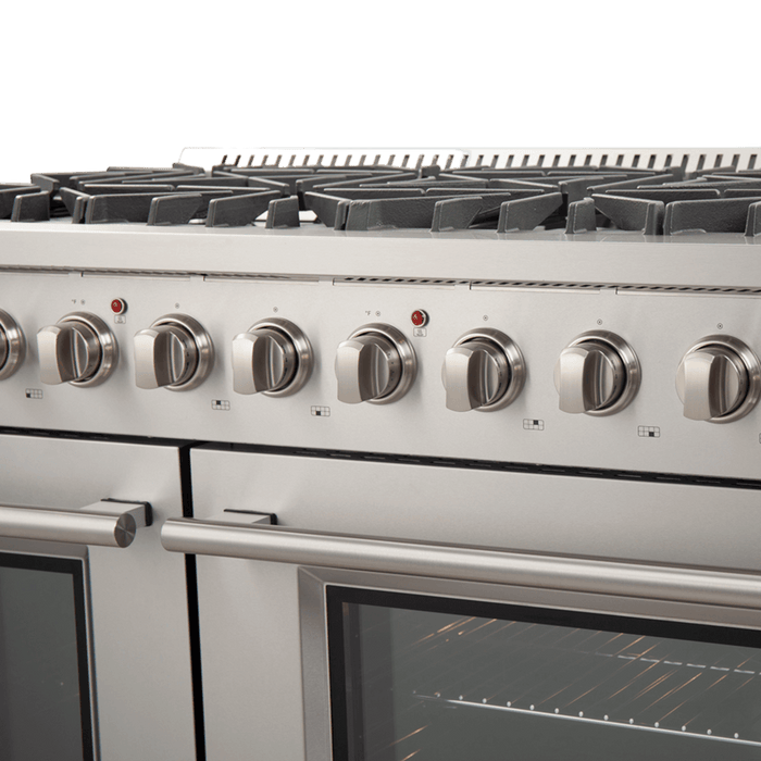 Galiano - 48" Freestanding Gas Range with Blue Door
