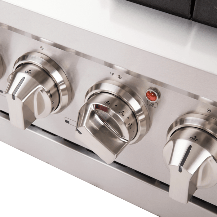 Capriasca 48" Freestanding Gas Range with White Door Gas Range
