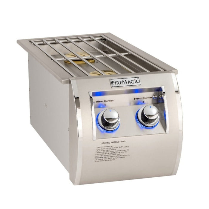 Fire Magic Echelon Diamond Built-In Double Side Burner
