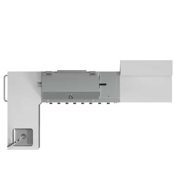 Bulnes Outdoor Kitchen 40" 84,000 BTU Stainless Steel BBQ & White Sintered Stone Countertops