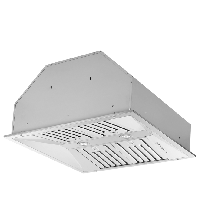 Forno Altilia 30-Inch Insert Range Hood, Stainless Steel, LED Lighting, Baffle Filters