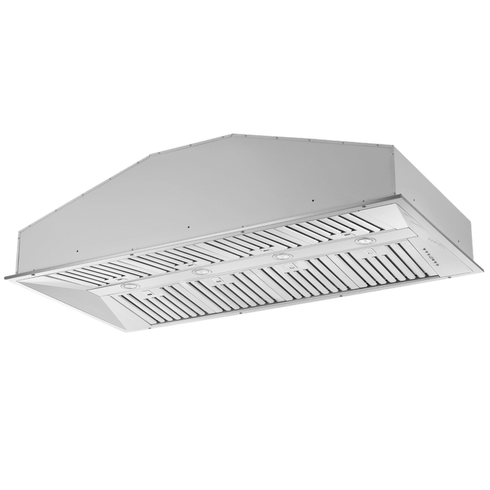 Forno Altilia 60-Inch Insert Range Hood, Stainless Steel, LED Lighting, Baffle Filters