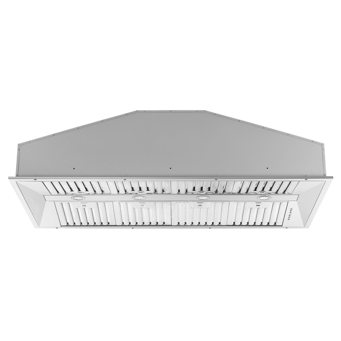 Forno Altilia 60-Inch Insert Range Hood, Stainless Steel, LED Lighting, Baffle Filters